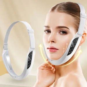 جهاز تجميل كهربائي لرفع الوجه بتقنية EMS مع 6 أوضاع و8 مستويات، مدلك للوجه بالتيار الدقيق لشد البشرة وإزالة الذقن المزدوجة والعناية بالبشرة