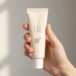كريم واقي من الشمس للوجه والجسم بعامل حماية SPF50+ مضاد للأشعة فوق البنفسجية، 50 مل، كريم جمال مع البروبيوتيك والأرز، مناسب للصيف والشاطئ