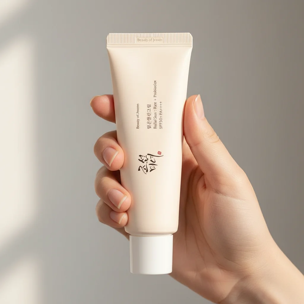 كريم واقي من الشمس للوجه والجسم بعامل حماية SPF50+ مضاد للأشعة فوق البنفسجية، 50 مل، كريم جمال مع البروبيوتيك والأرز، مناسب للصيف والشاطئ