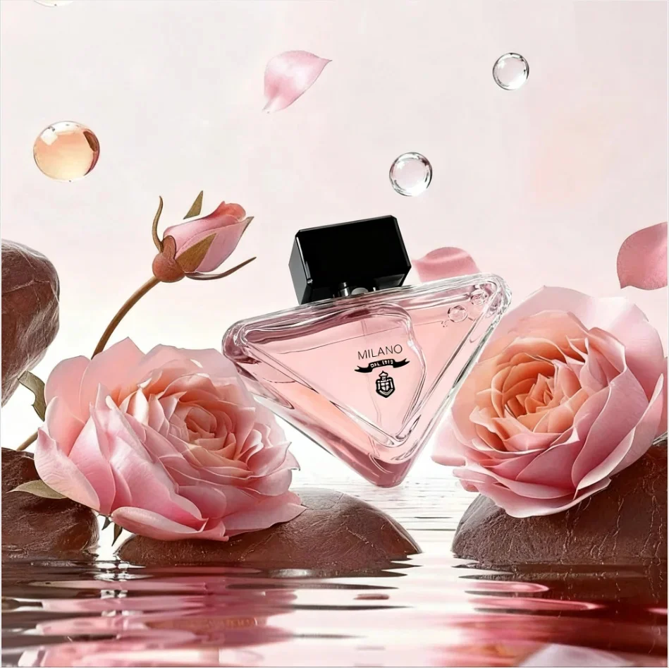 عطر جديد غامض 90 مل برائحة براعم البرتقال الحلوة، العنبر العميق، المسك الأبيض الحريري، عطر طويل الأمد للمواعيد الرومانسية - الصورة 2