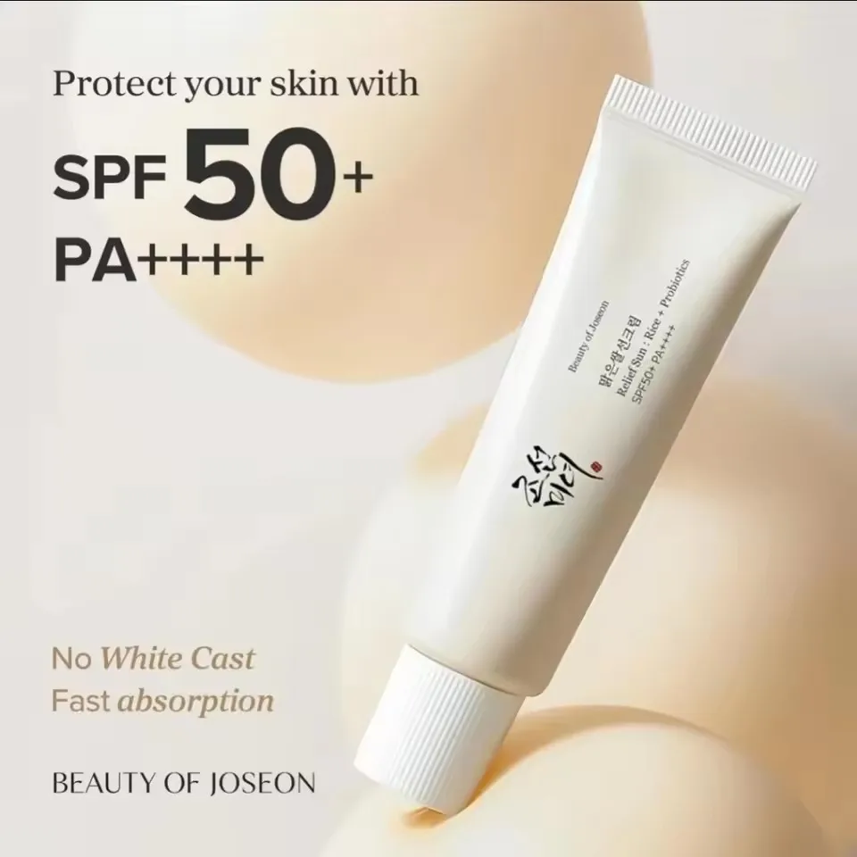 كريم واقي من الشمس من بيوتي أوف جوسيون 50 مل مع البروبيوتيك والأرز، عامل حماية SPF50+ PA++++، سيروم مرطب للوجه، كريم شمس كوري للعناية بالبشرة - الصورة 3