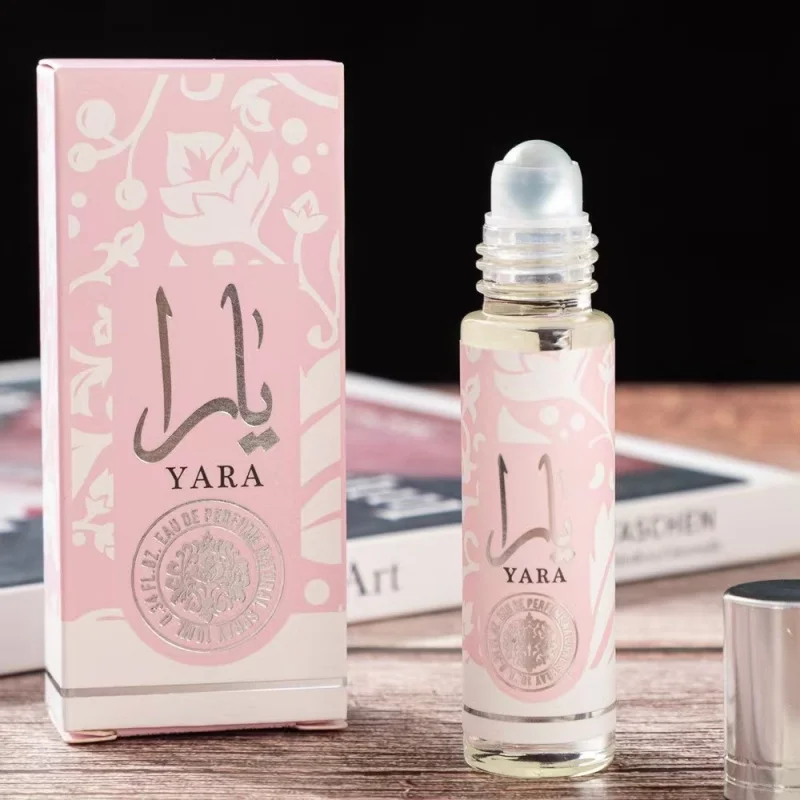 عطر يارا رول أون 10 مل، عطر خفيف يدوم طويلاً للجنسين، زيت عطر على الطراز الشرق أوسطي