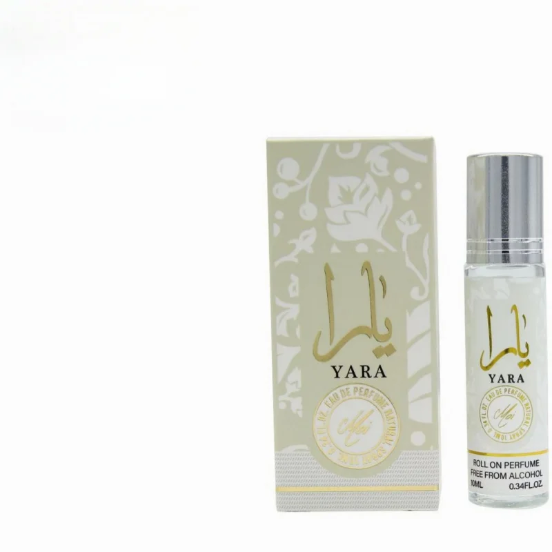 عطر يارا رول أون 10 مل، عطر خفيف يدوم طويلاً للجنسين، زيت عطر على الطراز الشرق أوسطي - الصورة 3